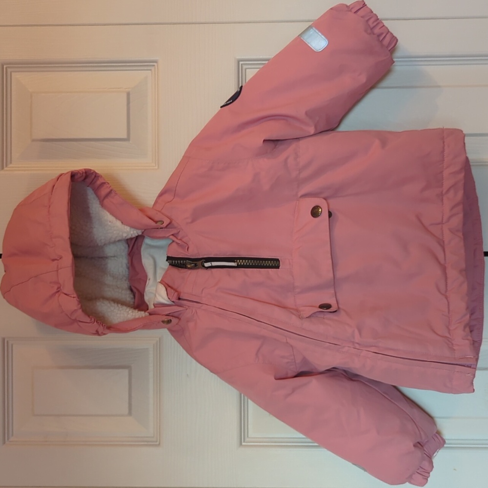 Polar O. Pyret Sherpa Lined Rose Pullover Jacket